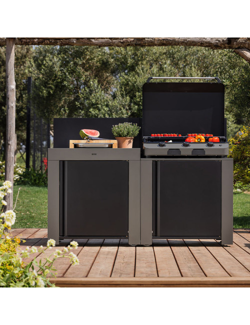 Ensemble Cuisine Essential ENO 2 modules cuisine d'extérieur - 2 coloris
