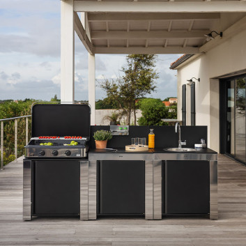 Ensemble Cuisine Classic ENO 3 modules cuisine d'extérieur - 2 coloris