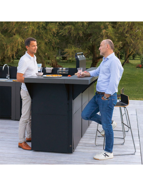 Ensemble Cuisine Deluxe ENO 6 modules cuisine d'extérieur - 2 coloris