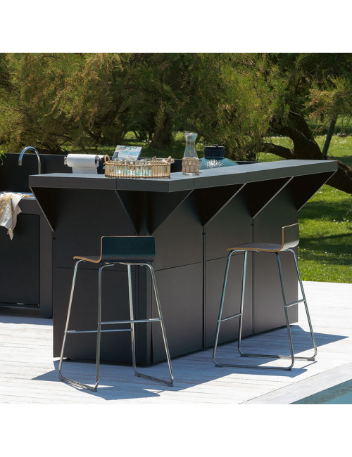 Kit comptoir ENO Modulo 80cm cuisine d'extérieur - 2 coloris