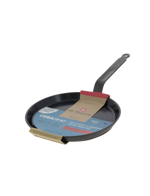 Poêle à crêpes crêpière en céramique DE BUYER Ceranoa - 2 tailles