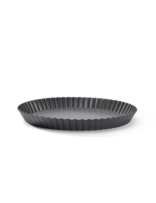 Moule rond spécial tarte aux fruits DE BUYER acier antiadhésif 28cm