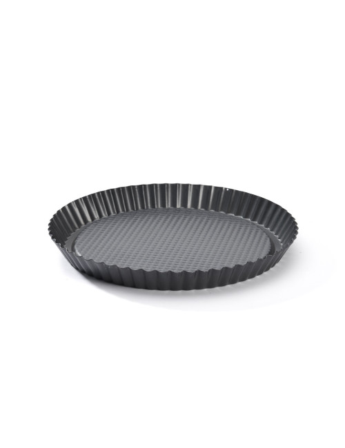 Moule rond spécial tarte aux fruits DE BUYER acier antiadhésif 28cm