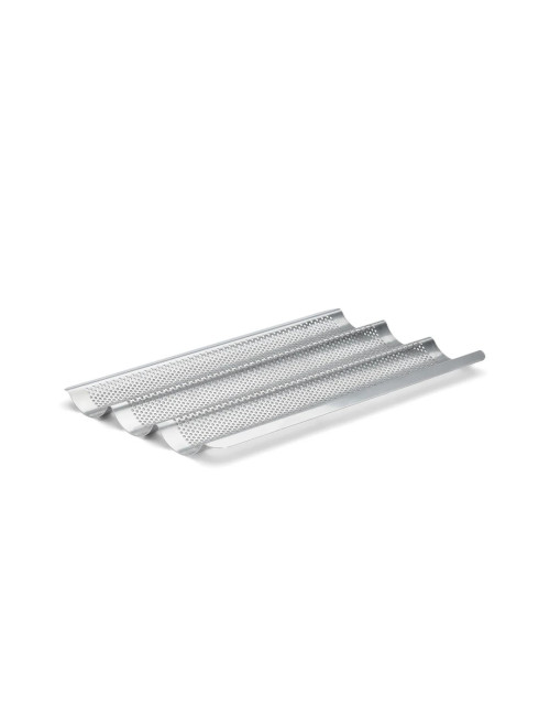 Plaque perforée DE BUYER 3 baguettes en inox