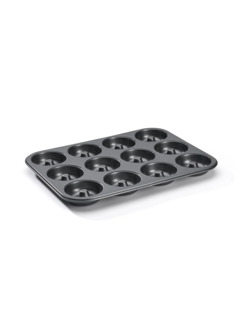 Moule plaque à 12 mini-savarins DE BUYER acier antiadhésif
