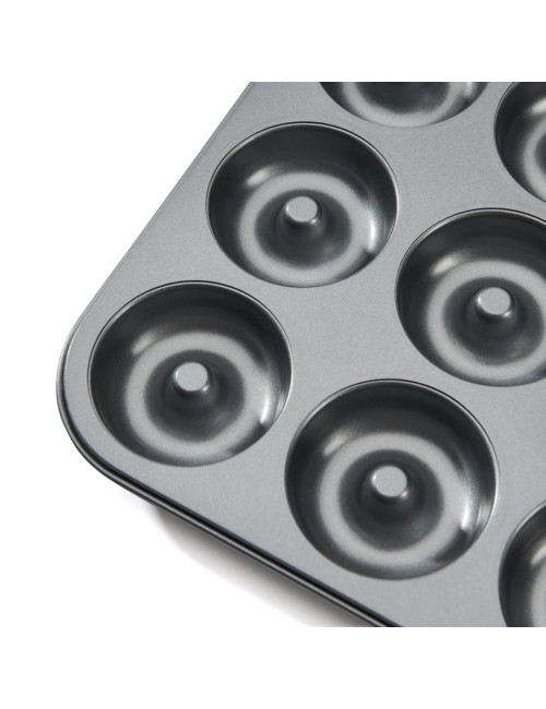 Moule plaque à 12 mini-savarins DE BUYER acier antiadhésif