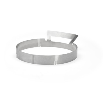 Support DE BUYER pour wok demi-sphérique en inox