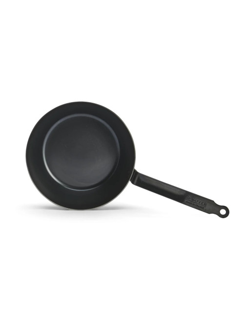 Sauteuse paysanne DE BUYER Blue Carbon en tôle d'acier - 2 tailles
