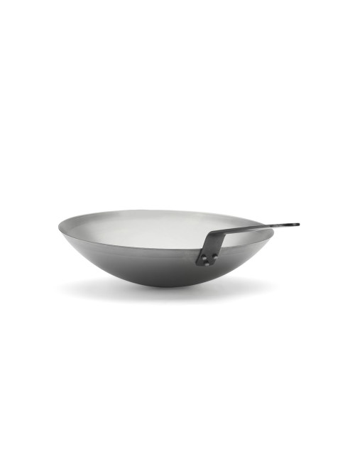 Wok DE BUYER Carbone Plus en tôle d'acier 35cm