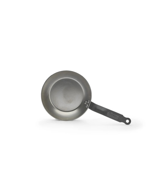 Poêle à frire DE BUYER Carbone Plus ronde en tôle d'acier - 7 tailles