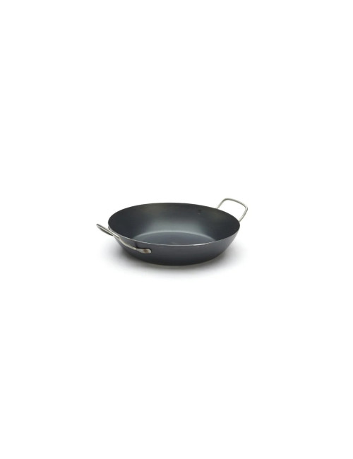Poêle à paëlla DE BUYER La Lyonnaise en tôle d'acier - 5 tailles