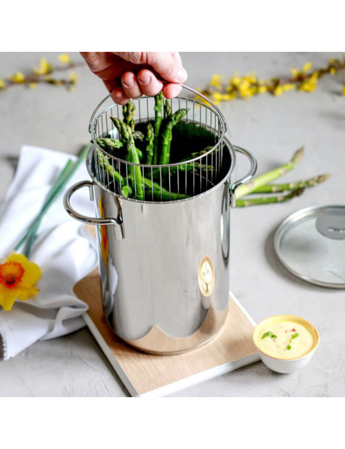 Cuit-asperges CRISTEL en inox 16cm