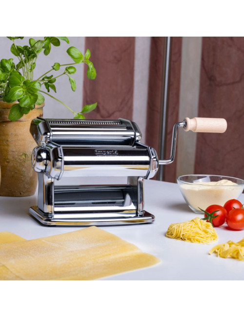 Machine à pâtes manuelle Classica Ruvida IMPERIA CRISTEL en inox