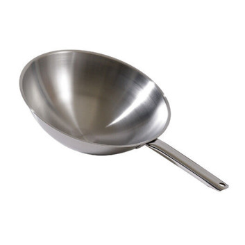 Wok MATFER Tradition en inox - 2 tailles