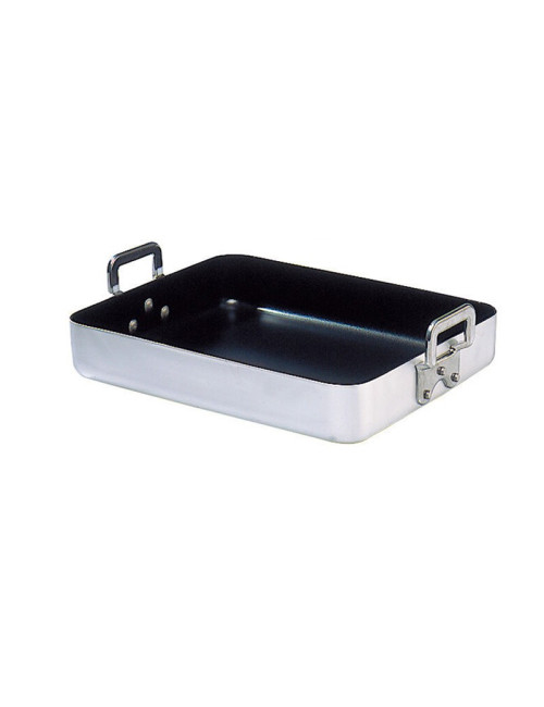 Plat à rôtir anses rivetées MATFER Classe Alu en aluminium antiadhérent 40cm