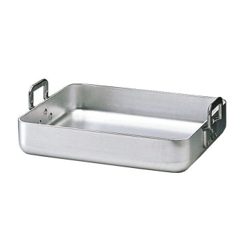 Plat à rôtir anses rivetées MATFER Classe Alu en aluminium - 6 tailles