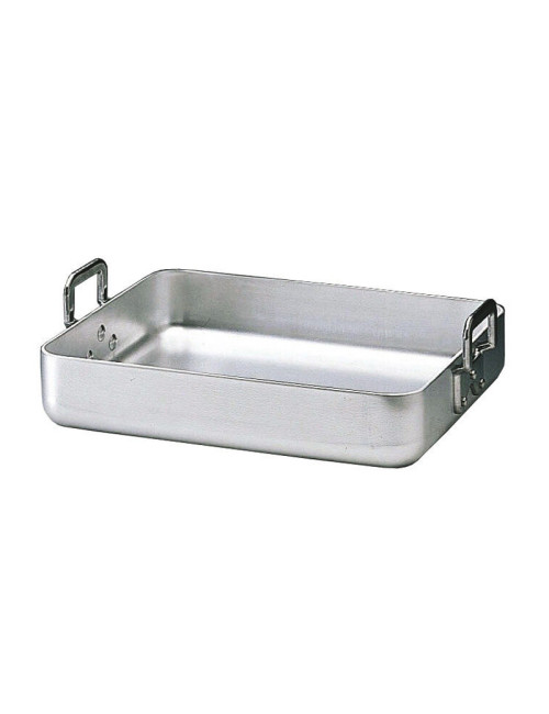 Plat à rôtir anses rivetées MATFER Classe Alu en aluminium - 6 tailles