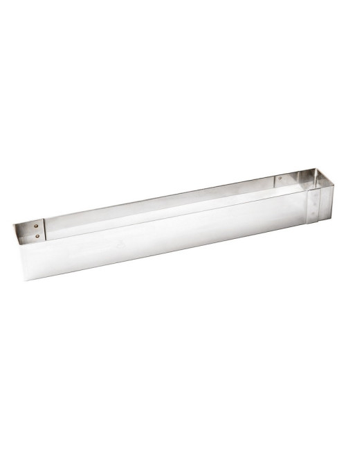 Cadre à bûche MATFER carré en inox 57x7x7cm