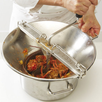Moulin à légumes n°5 MATFER en inox avec 1 grille 3mm