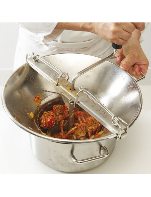 Moulin à légumes n°5 MATFER en inox avec 1 grille 3mm