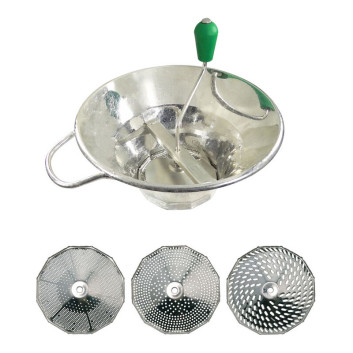 Moulin à légumes n°3 MATFER étamé avec 3 grilles