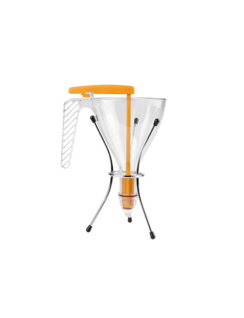 Entonnoir gradué MATFER à piston copolyester transparent support et 1 douille