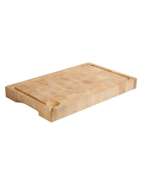Planche à découper MATFER façon billot en bois de charme