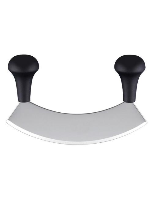 Hachoir berceuse MATFER en inox lame simple - 2 tailles