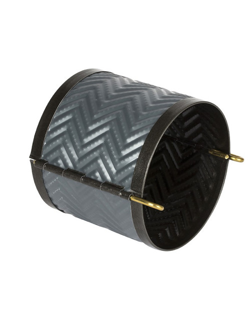 Moule à pâté en croûte rond à chevrons MATFER en acier - 4 tailles