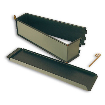 Moule à pâté en croûte long uni MATFER en acier - 4 tailles