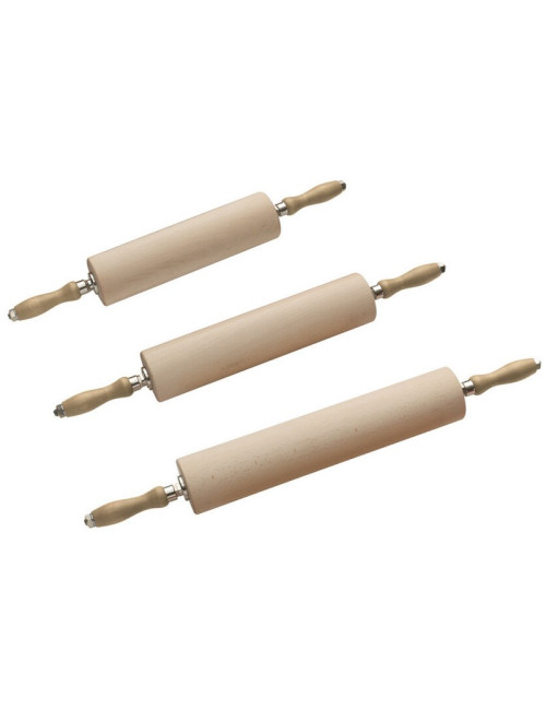 Rouleau à pâtisserie MATFER en bois diamètre 8cm - 3 tailles