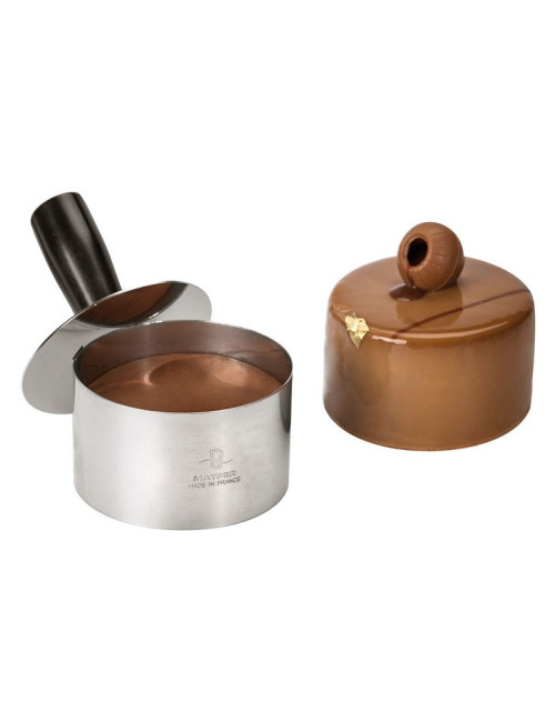 Tasseur à entremets MATFER avec poignée en inox - 6 tailles