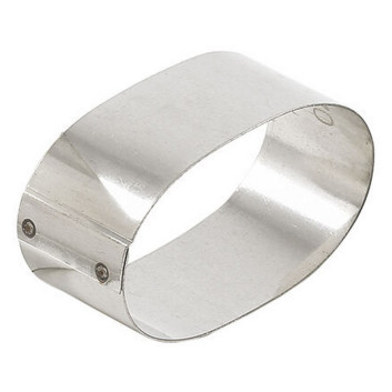 Lot de 4 nonnettes MATFER forme ovale en inox 7x4x3cm