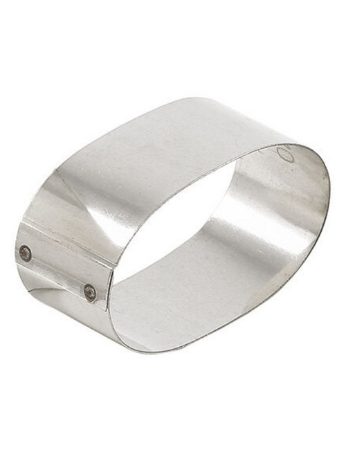 Lot de 4 nonnettes MATFER forme ovale en inox 7x4x3cm