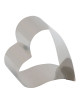 Lot de 4 nonnettes MATFER forme coeur en inox 7x6x4.5cm