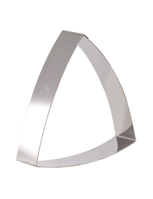 Cercle à entremets MATFER triangle bombé en inox 19cm
