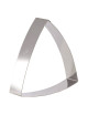 Cercle à entremets MATFER triangle bombé en inox 19cm