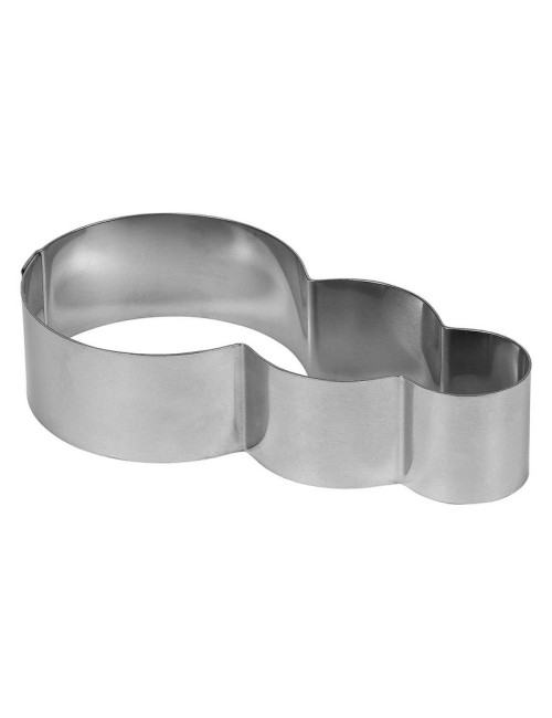 Cercle à entremets MATFER feu tricolore en inox 13cm