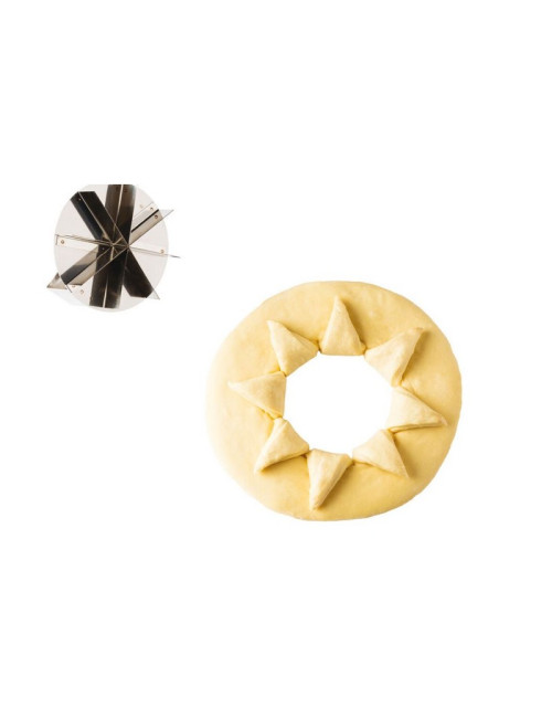 Découpoir MATFER brioche couronne en inox 11x7.7cm