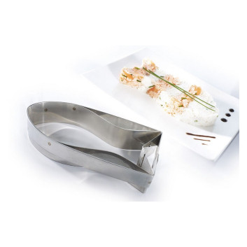 Découpoir MATFER forme poisson en inox 14x7.5cm