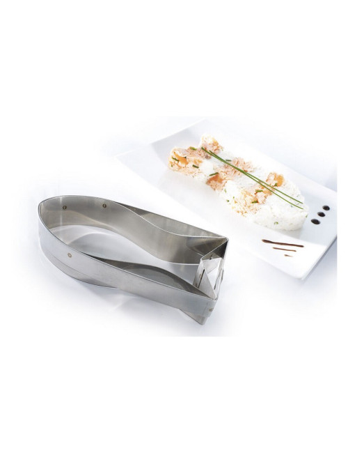Découpoir MATFER forme poisson en inox 14x7.5cm