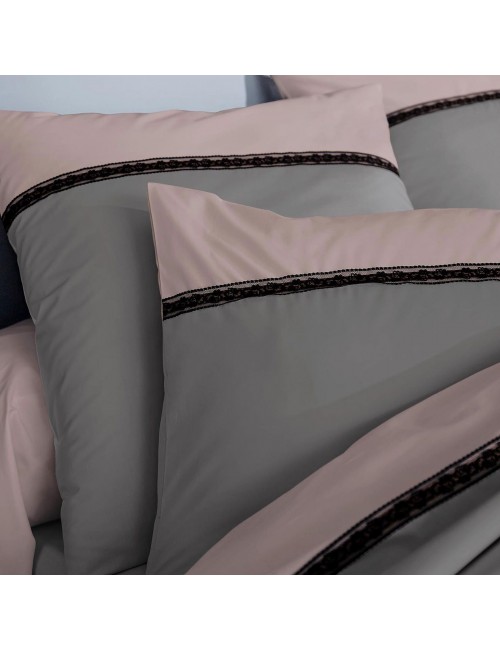 Parure de lit TRADILINGE Passion anthracite (1 dispo)