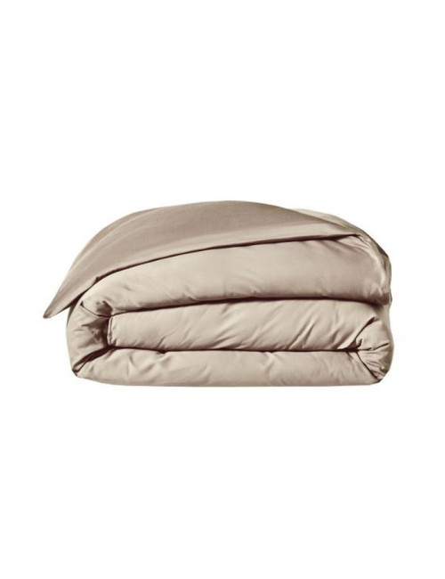Housse de couette Uni BLANC DES VOSGES Satin 280x240cm Chanvre