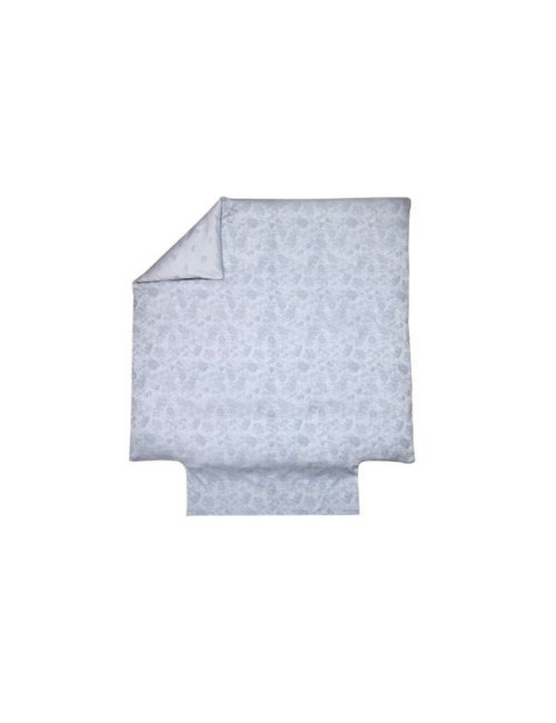 Housse de couette BLANC DES VOSGES Hespéride Porcelaine 140x200cm