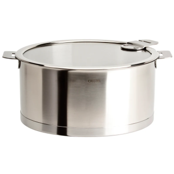 Faitout CRISTEL Strate amovible avec couvercle en verre 26cm