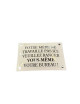Plaque émaillée "votre bureau" EMAIL REPLICA 10x15cm
