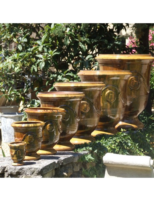 Vase Anduze Tradition flammé Terre Figuière - 4 tailles