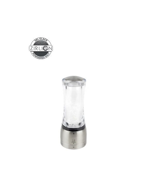 Moulin à sel sec PEUGEOT SAVEURS Daman acrylique inox 16cm