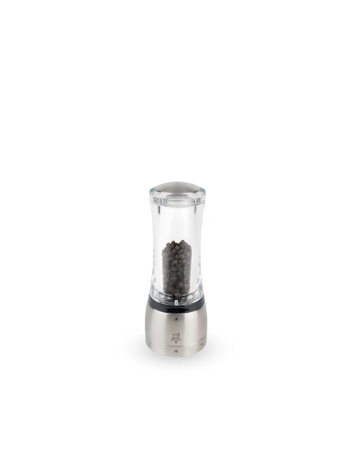 Moulin à poivre PEUGEOT SAVEURS Daman acrylique inox 16cm