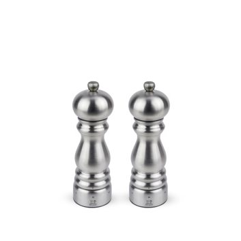 Set de 2 moulins à poivre et à sel sec PEUGEOT SAVEURS Paris Chef Zirlion u'Select inox 18cm